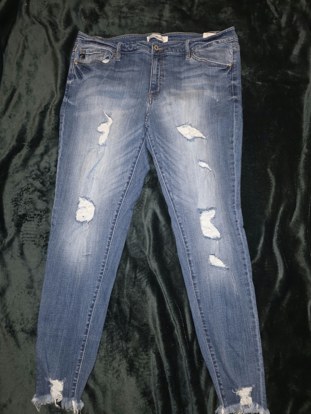 KanCan Distressed Blue Skinny Jeans